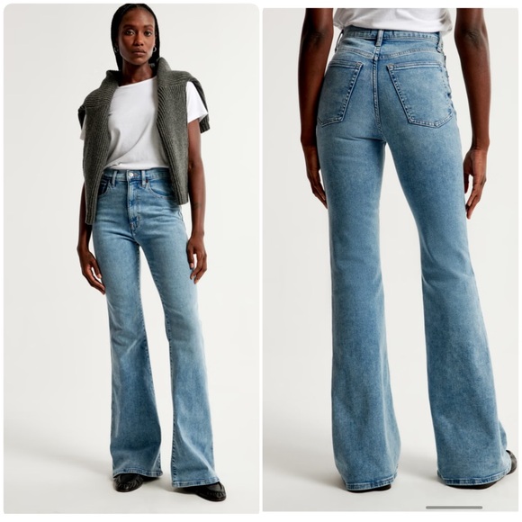 Abercrombie & Fitch Denim - Abercrombie & Fitch The Flare Ultra High Rise Sz 26/2